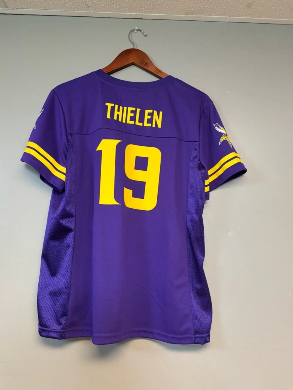 NFL Women's Minnesota Vikings Team Apparel V-Neck Jersey - Picture 3 of 8